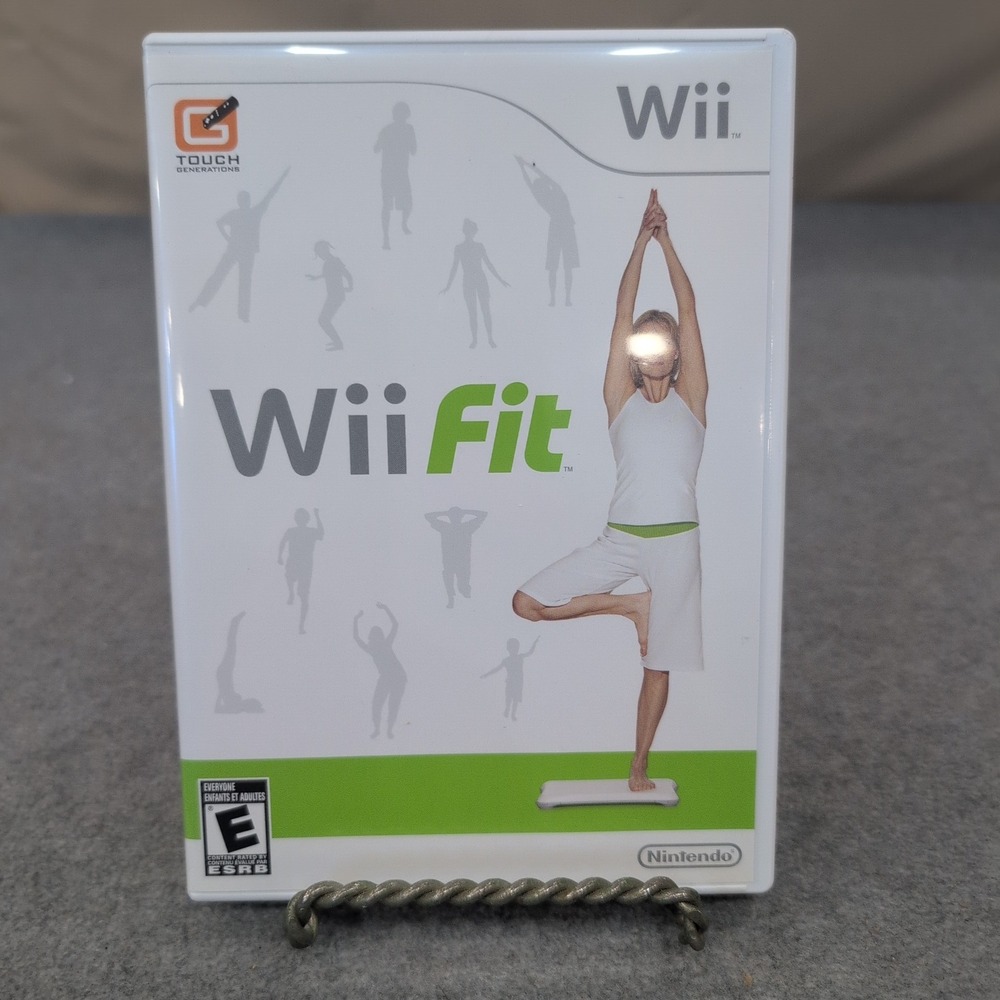 Nintendo Wii Fit Video Game RVL-RFNE-USA Original Case Manual Disc - Picture 1 of 3